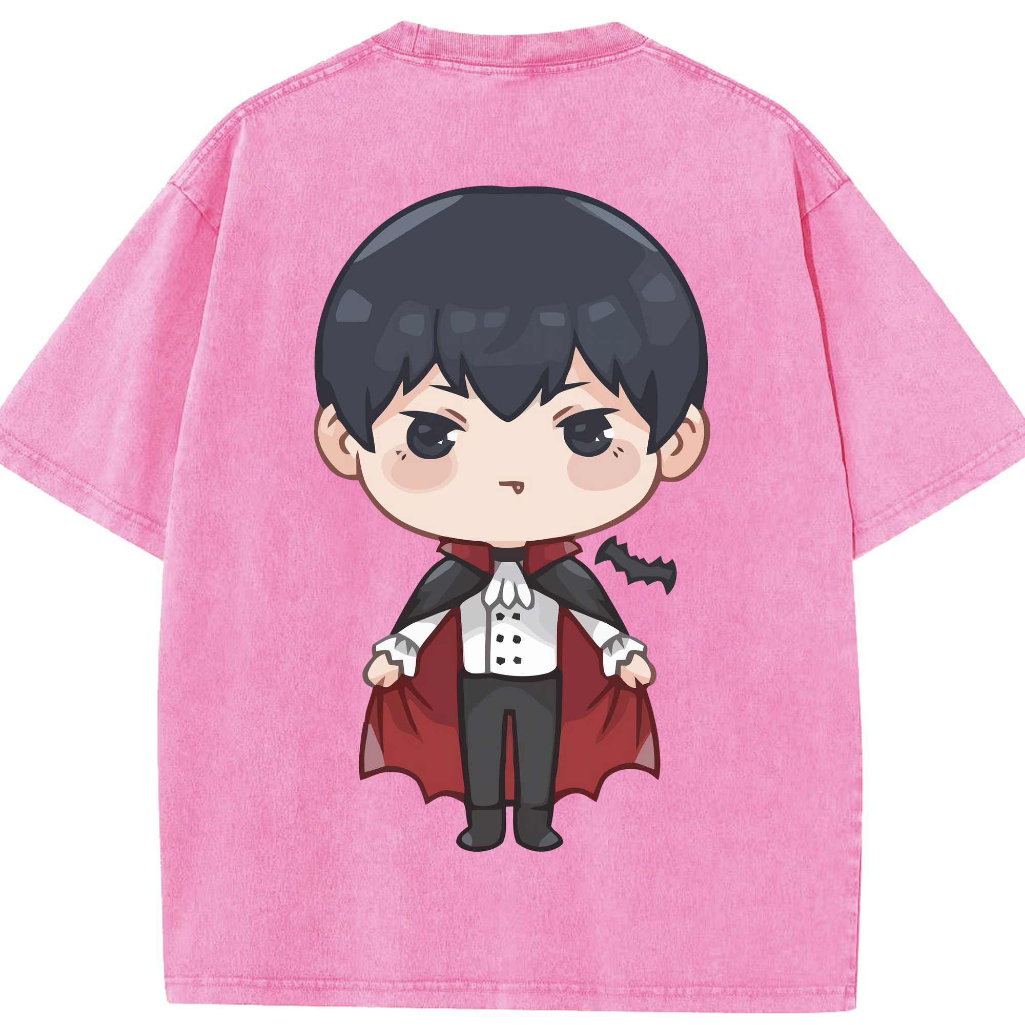 （画像用） ハイキュー!! Haikyu!! 綿100% ヴィンテージ風 半袖Tシャツ（背面プリント）